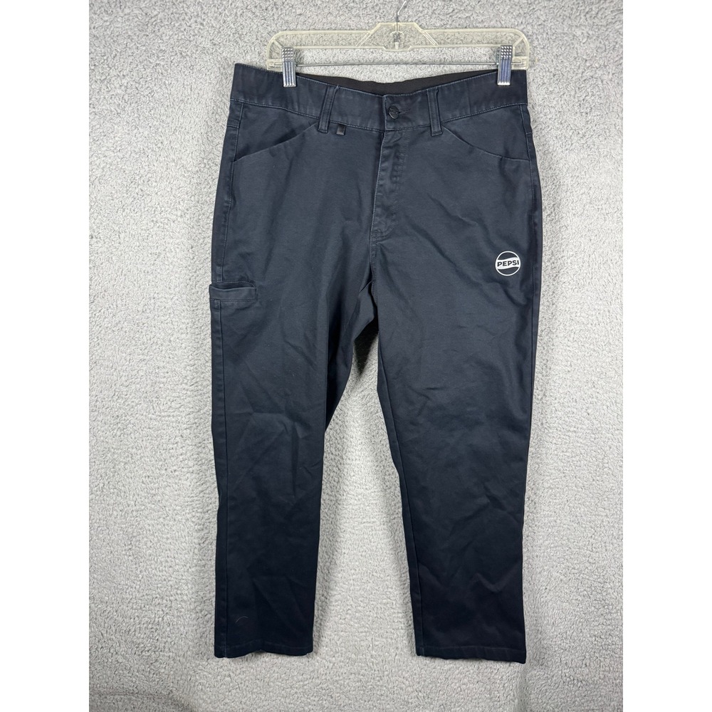 Pepsi Workwear Mens Black Utility Pants G&G Outfitters Logo 32x28 PM-PNT